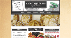 Desktop Screenshot of mainstreetgrillecafe.com